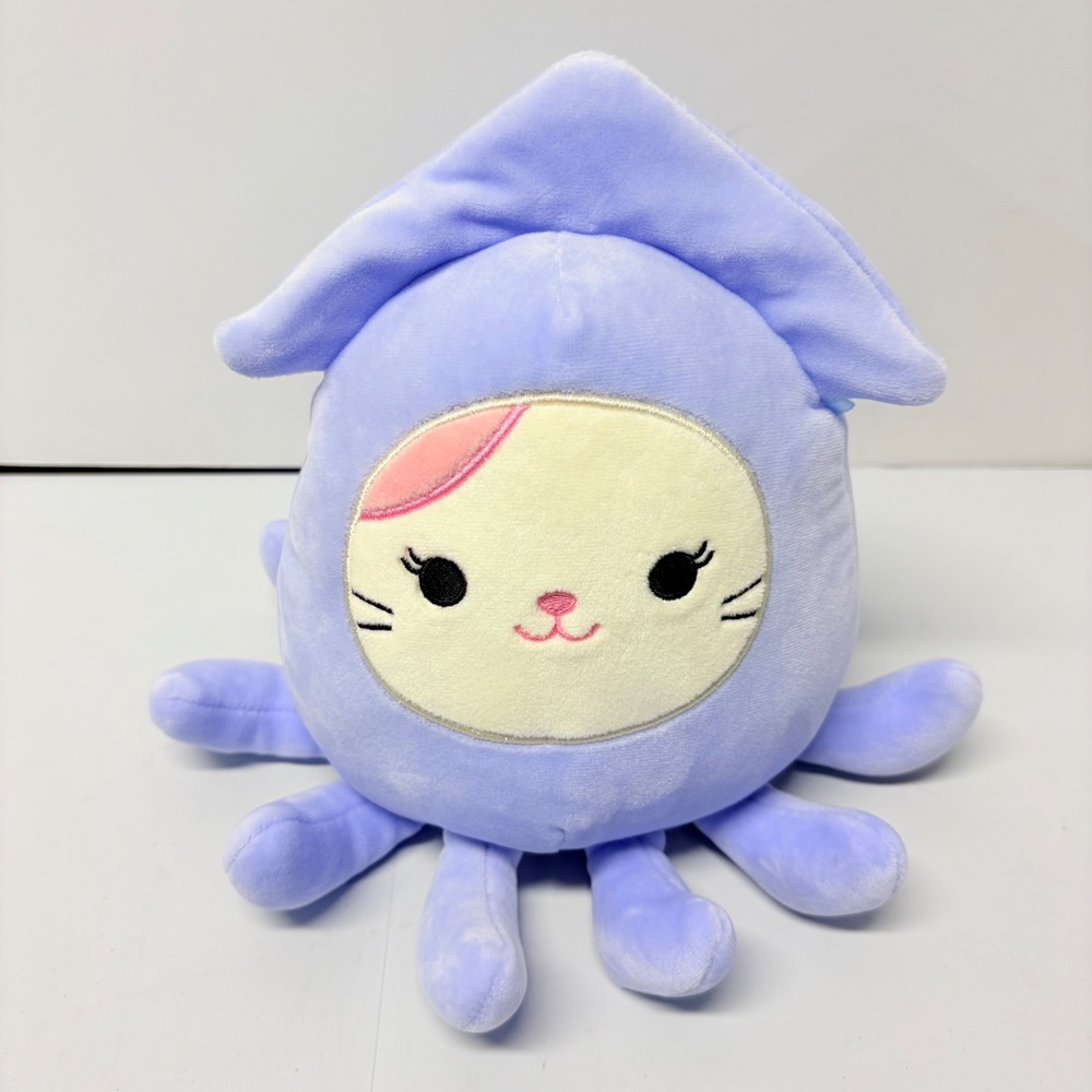 Squishmallows Plush Toy Kids 9 Inch Purple Cat Squid Costume Stacy Mashup 2021